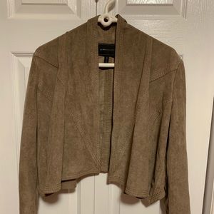 BCBG Max Azria Brown Suede Jacket